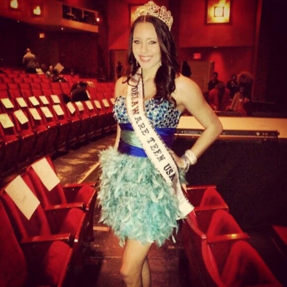 Mellissa King, Miss Delaware Teen USA, qui a abandonné sa couronne suite à une affaire de vidéo porno diffusée sur le web le 26 février 2013