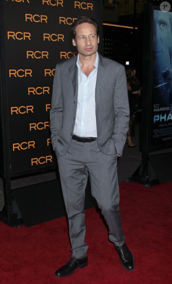 David Duchovny classieux pour la première du film Phantom à Hollywood, le 27 février 2013.