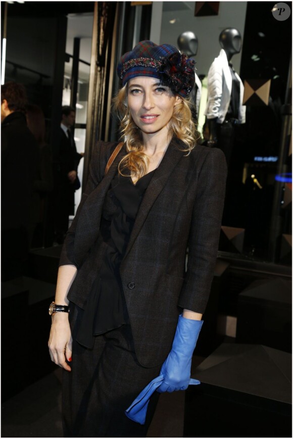 Alexandra Golovanoff à l'inauguration de la première boutique concept store de Karl Lagerfeld à Paris, le 28 février 2013.