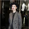 Le mannequin Saskia de Brauw à l'inauguration de la première boutique concept store de Karl Lagerfeld à Paris, le 28 février 2013.