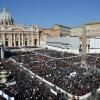 Adieux de Benoît XVI au Vatican, le 27 fevrier 2013.