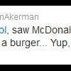 Le 7 février 2013, Malin Akerman a avoué sur Twitter avoir cédé à ses envies de femme enceinte.
