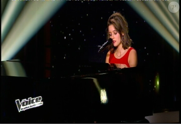 Angelina Wismes dans The Voice 2, samedi 2 mars 2013 sur TF1