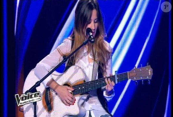 Maeva dans The Voice 2, samedi 2 mars 2013 sur TF1