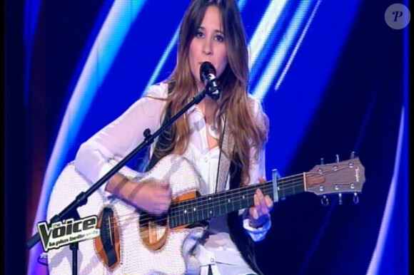 Maeva dans The Voice 2, samedi 2 mars 2013 sur TF1