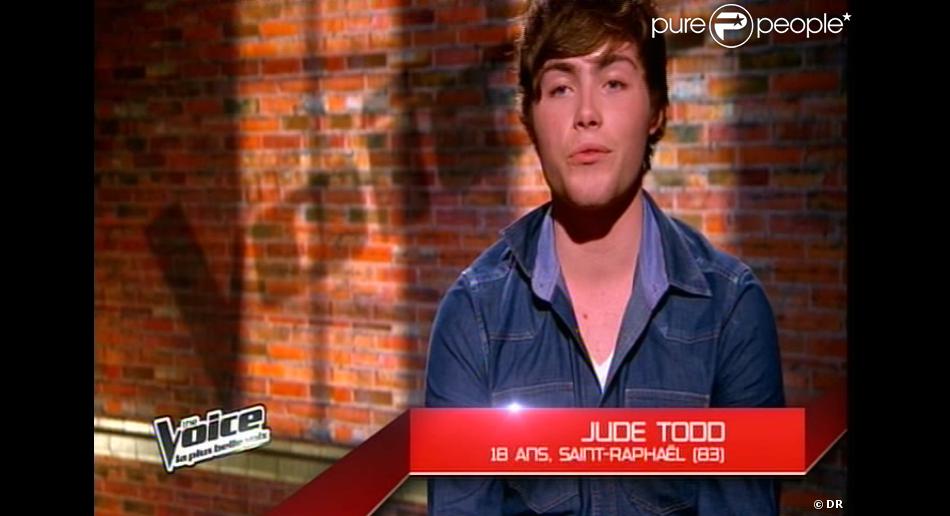 Jude Todd dans The Voice 2, samedi 2 mars 2013 sur TF1