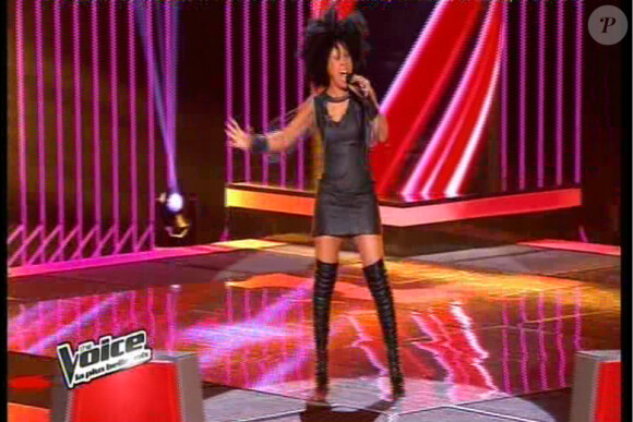 Suzy R dans The Voice 2, samedi 2 mars 2013 sur TF1