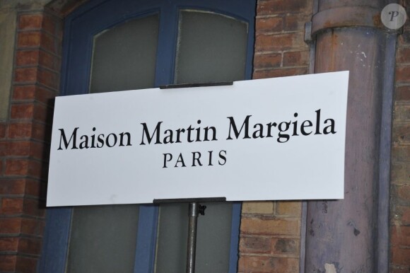Défilé Maison Martin Margiela prêt-à-porter automne-hiver 2013-2014 au gymnase Japy. Paris, le 1 mars 2013.
