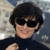 Inès de la Fressange arrive place Vendôme pour assister au défilé Giambattista Valli. Paris, le 4 mars 2013.