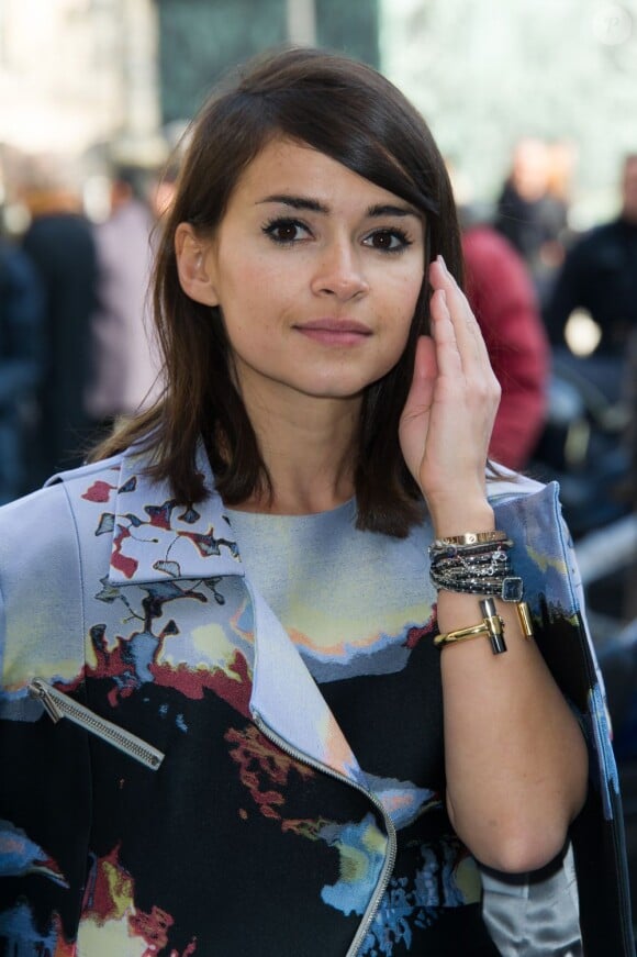Miroslava Duma arriving to the Giambattista Valli Fall-Winter 2013/2014 Ready-to-Wear collection show, held place Vendome in Paris, France, on March 4, 2013. Photo by Nicolas Genin/ABACAPRESS.COM04/03/2013 - Paris