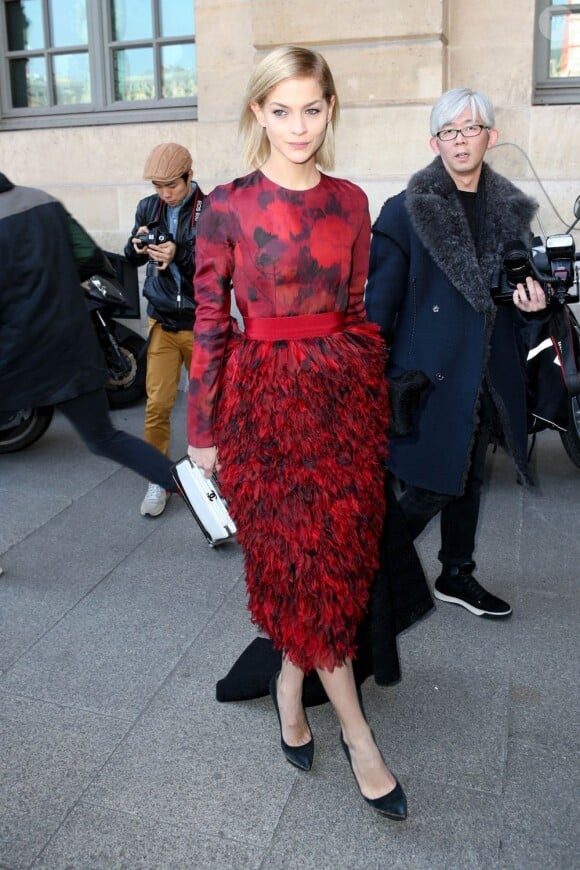 Leigh Lezark - Arrivees - People - Defile de mode Pret-a-Porter Automne-Hiver 2013/2014 "Giambattista Valli" a Paris, le 4 mars 2013  "Giambattista Valli" fashion show ready-to-wear A/W 2013/2014 during the fashion week in Paris. On March 3 201304/03/2013 - PARIS