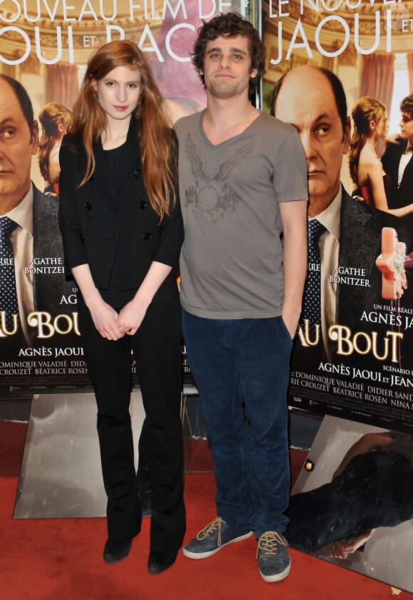 Agathe Bonitzer et Arthur Dupont lors de l'avant-première du film Au bout du conte à Paris le 4 mars 2013