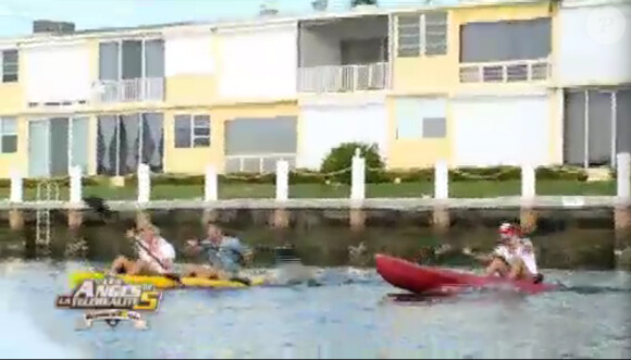 Séance de kayak dans Les Anges de la télé-réalité 5 sur NRJ 12 le mardi 5 mars 2013