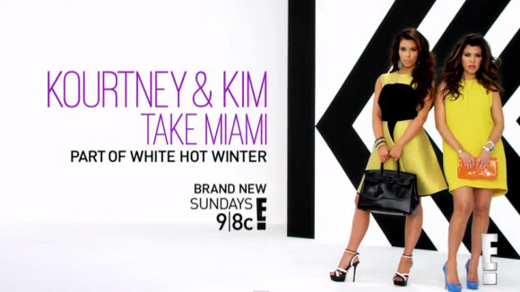 Kim Kardashian et sa soeur Kourtney, working girls sexy, font le show à Miami