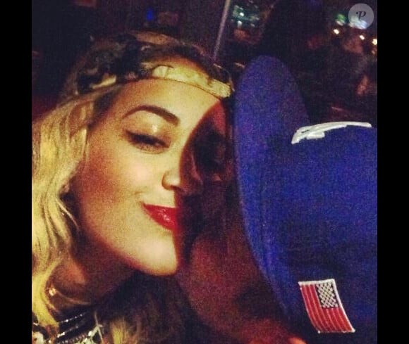 Rita Ora et Rob Kardashian, quand ils étaient en couple, photo postée sur le Twitter de monsieur.