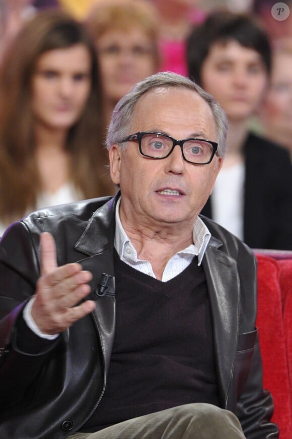 Fabrice Luchini lors de l'enregistrement de l'émission Vivement dimanche diffusée le 10 mars 2013 sur France 2