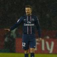  David Beckham fait ses grands débuts sous le maillot du Paris Saint-Germain face à l'Olympique de Marseille le 24 février 2013 à Paris au Parc des Princes 