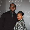 LeBron James et sa compagne Savannah Brinson lors de la soirée Gucci au Gucci Fifth Avenue de New York le 17 septembre 2009