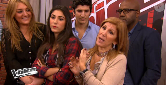 Sarah dans The Voice 2 samedi 9 mars 2013 sur TF1