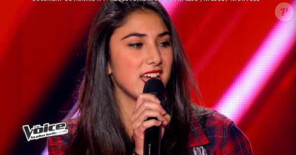 Sarah dans The Voice 2 samedi 9 mars 2013 sur TF1