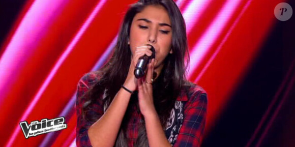 Sarah dans The Voice 2 samedi 9 mars 2013 sur TF1