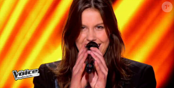 Fanny Leeb dans The Voice 2 samedi 9 mars 2013 sur TF1