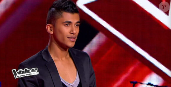 Mickaël Pouvin dans The Voice 2 samedi 9 mars 2013 sur TF1