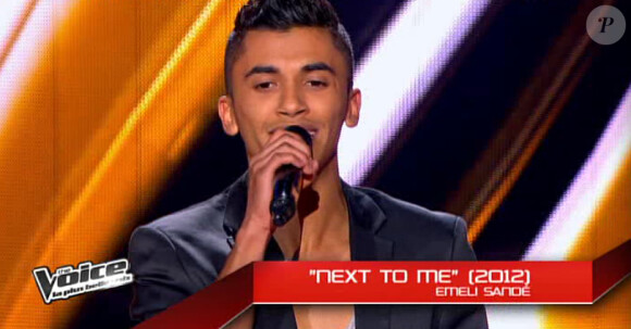 Mickaël Pouvin dans The Voice 2 samedi 9 mars 2013 sur TF1
