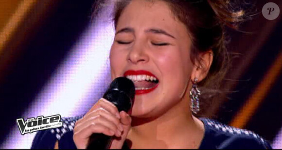 Liza dans The Voice 2 samedi 9 mars 2013 sur TF1