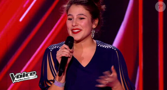 Liza dans The Voice 2 samedi 9 mars 2013 sur TF1