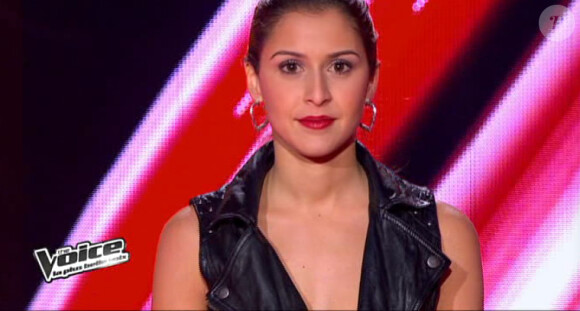 Diana Espir dans The Voice 2 le samedi 9 mars 2013 sur TF1