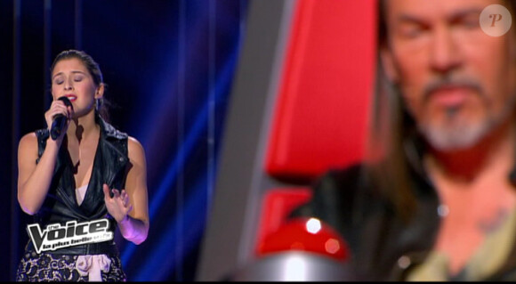Diana Espir dans The Voice 2 le samedi 9 mars 2013 sur TF1