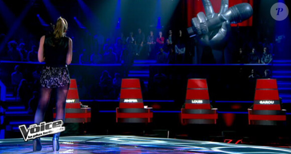 Diana Espir dans The Voice 2 le samedi 9 mars 2013 sur TF1
