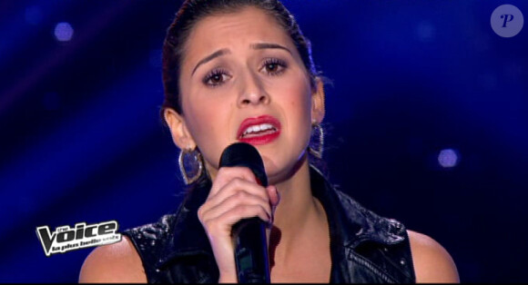 Diana Espir dans The Voice 2 le samedi 9 mars 2013 sur TF1