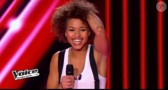 Keekee dans The Voice 2 le samedi 9 mars 2013 sur TF1