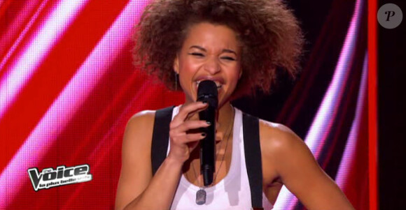 Keekee dans The Voice 2 le samedi 9 mars 2013 sur TF1