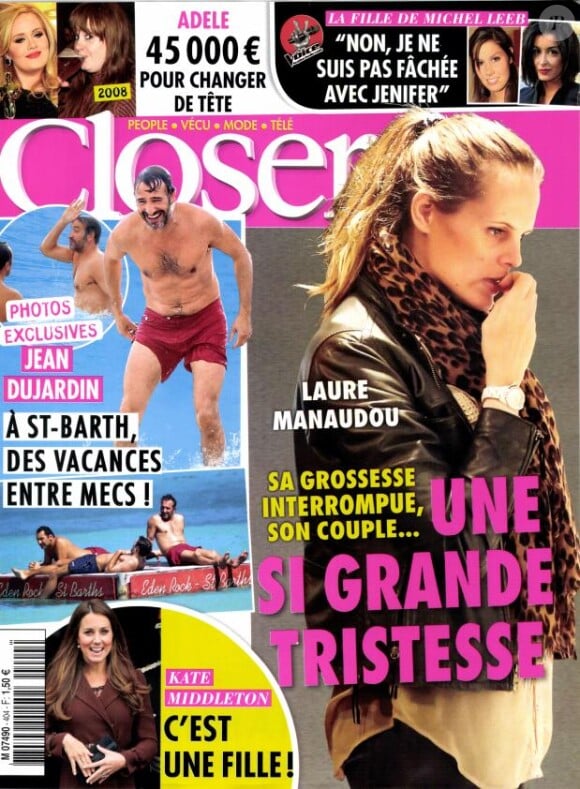 Magazine Closer à paraître le 9 mars.