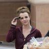 La chanteuse Britney Spears faisant ses courses dans un supermarché de Los Angeles, le vendredi 8 mars 2013.