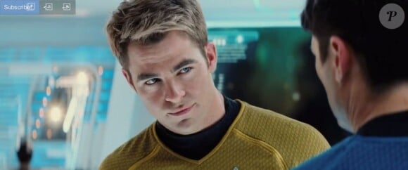 James T. Kirk (campé par Chris Pine) dans Star Trek Into Darkness