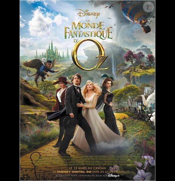 Affiche officielle du film Le Monde Fantastique d'Oz.