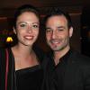 Dounia Coesens et Mario Barravecchia lors de la soirée de remise des Prix Romy Schneider et Patrick Dewaere à l'hôtel Hyatt à Paris, le 11 mars 2013.