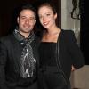 Dounia Coesens et Mario Barravecchia de la Star Academy 1 lors de la soirée de remise des Prix Romy Schneider et Patrick Dewaere à l'hôtel Hyatt à Paris, le 11 mars 2013.