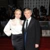 Martin Freeman et sa femme Amanda Abbington à la cérémonie des BAFTA Awards à Londres, le 10 février 2013.