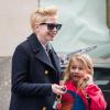 Michelle Williams et sa fille Matilda à New York le 13 mars 2013