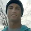 Cristiano Ronaldo heureux avec la Banco Espirito Santo pour leur dernière campagne de pub