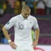 Karim Benzema durant l'Euro 2012 lors du match face à la Suède le 19 juin 2012 à Kiev
