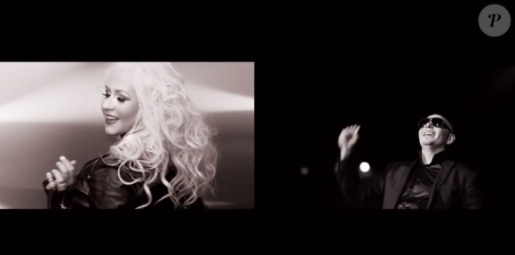 Clip du tube Feel this Moment avec Christina Aguilera et Pitbull. Mars 2013.