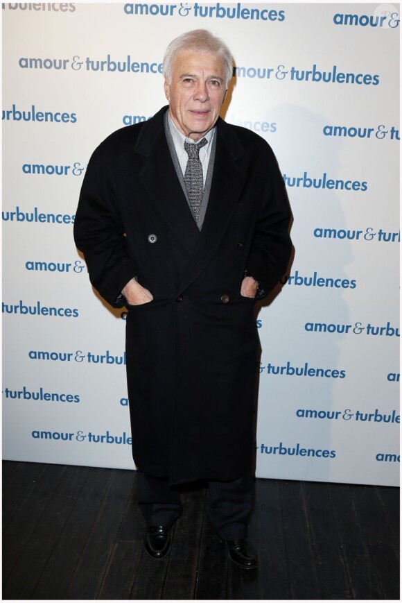 Guy Bedos lors de la première du film Amour & Turbulences au Publicis, Paris, le 18 mars 2013.