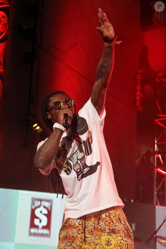 Lil Wayne à la soirée Escape to total rewards, à Hollywood, le 1er mars 2012.