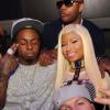 Le rappeur Lil Wayne et Nicki Minaj à l'anniversaire de la chanteuse à Miami, le 8 avril 2012.